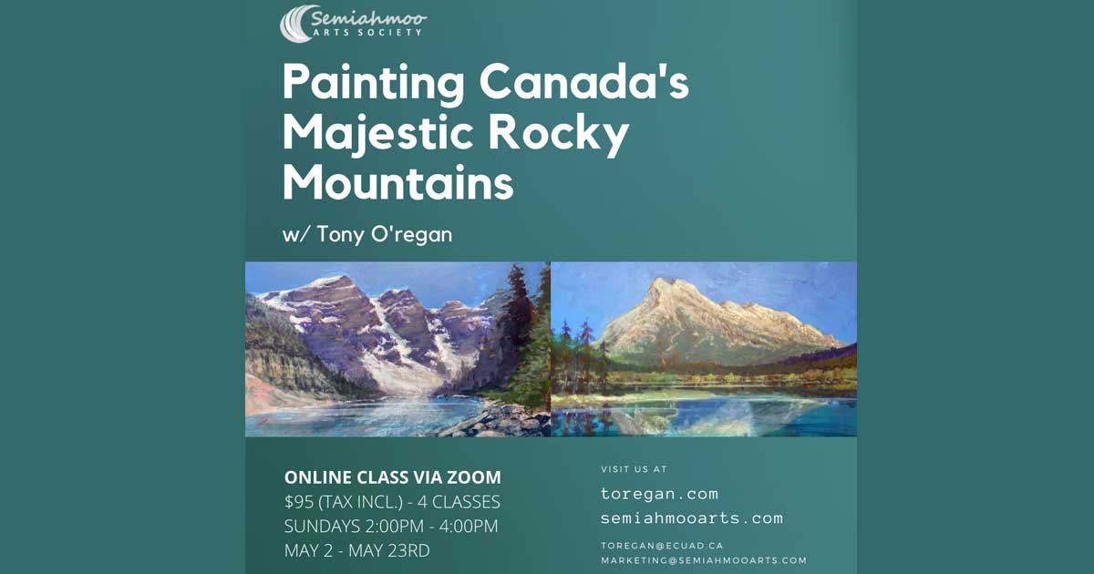 Painting Rocky Mountains - with Artist, Tony O'Regan